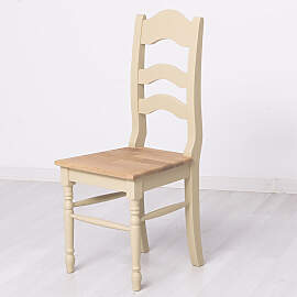 Stuhl Paris gedrechselte Beine - Eichensitz