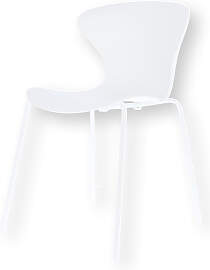 Stuhl Riva aus robustem Kunststoff, modern und