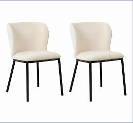 Stuhl-Set Bourges Weiß