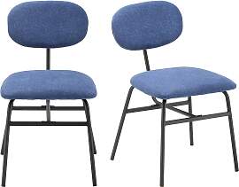 Stuhl-Set Pino 2er-Set Blau