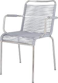 Stuhl Spaghetti von Fiam aus Aluminium, Retro