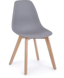 Stuhl System 4er-Set aus Kunststoff und