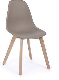 Stuhl System 4er-Set aus Kunststoff und