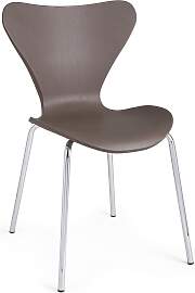 Stuhl Tessa 4er-Set, Kunststoff und Metall,