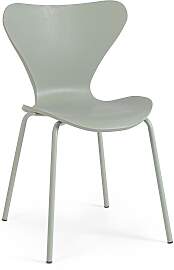 Stuhl Tessa 4er-Set, Kunststoff und Metall,