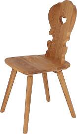 Stuhl Vienna aus Eichenholz, klassisch, natur,