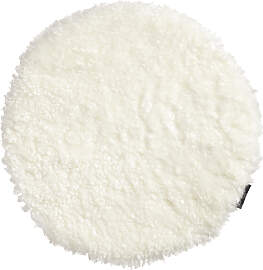 Stuhlauflage Schaffell - 38 cm Offwhite