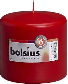 Stumpenkerze 100/100, rot