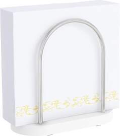 STWWO Serviettenhalter Gebogen,Serviettenhalter
