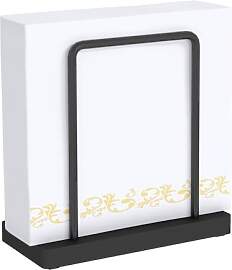 STWWO Serviettenhalter Schwarz,Serviettenhalter