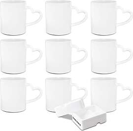 SUBLOVER Tazas Kaffeetassen mit Sublimationsdruck, 