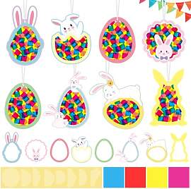 SUBRINGE Frühling Basteln Kinder, Hasenform