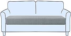 subrtex Sofa Sitzkissenbezug Stretch