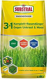 Substral 3 in 1 Komplett Rasendünger, 14 kg für