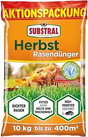 SUBSTRAL Herbst Rasendünger 10 kg für 400 m²