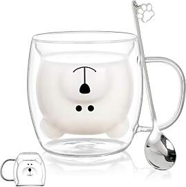 Süße Bär Tassen Kaffee Teegläser Trinkgläser
