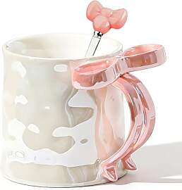 Süße Tasse mit Schleife - 350 ML Kaffeetasse
