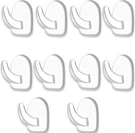Sufune 10 Stück Haken Klebehaken Extra Stark