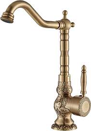 Suguword Antikes Messing hoch Wasserhahn Bad