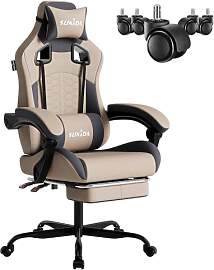 SUKIDA Gaming Stuhl,Ergonomischer Gaming-Stuhl mit 