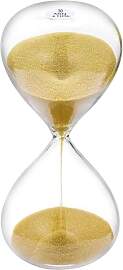 SuLiao Sanduhr, Gold Sanduhr 30 Minuten Groß,