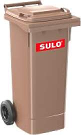 SULO CITYBAC CLASSIC Mülltonne 80L Braun RAL8025