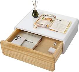 SUMGAR Nachttisch Hängend Weiß Holz mit