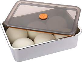 SUMNACON Pizzateig-Gärbox aus Edelstahl, für