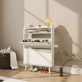 Sumshadow Schuhschrank mit 3 Klappschubladen und