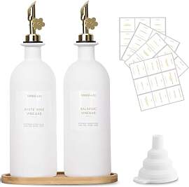 sunal Olivenöl Spenderflaschen,500ml/16,9 oz