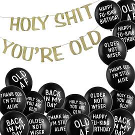 SUNBEAUTY You Are Old Ballon-1