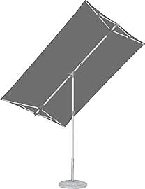 Suncomfort by Glatz Sonnenschirm Flex Roof, stone