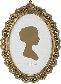Sunlit Vintage-Bilderrahmen, 12,7 x 17,8 cm, oval, 