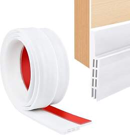 SUNMON Zugluftstopper für Türen 100cm Weiß -
