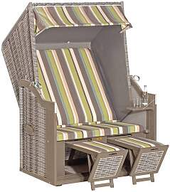 Sunny Smart Rustikal 30 Z Strandkorb Pinie/Geflecht