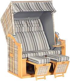 Sunny Smart Rustikal 34 Z Strandkorb Pinie/Geflecht