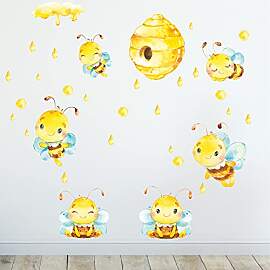 Sunnywall Wandsticker Wandtattoo Wandbild Baby