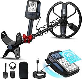 SUNPOW Wiederaufladbarer Metalldetektor für