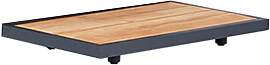 Suns Kota Beistelltisch 110x55x10cm Aluminium/Teak