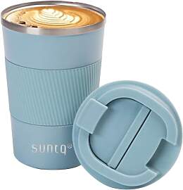 SUNTQ Kaffeebecher to go Thermo aus Edelstahl