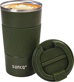 SUNTQ Kaffeebecher to go Thermo aus Edelstahl -