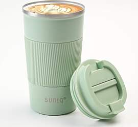 SUNTQ Kaffeebecher to go Thermo aus Edelstahl -
