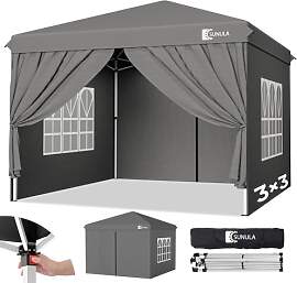 Sunula Pavillon 3x3 Wasserdicht Stabil Winterfest