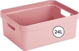 Sunware Sigma Home Aufbewahrungsbox 24L Rosa –
