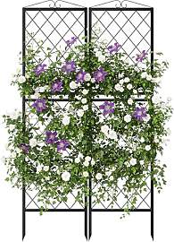 SUNYRISY Rankgitter Metall 4er Set, 150 cm hoch