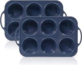 SUPER KITCHEN 2 Stück Jumbo Muffinformen Silikon