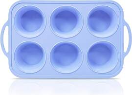 SUPER KITCHEN Jumbo Muffinform Silikon mit