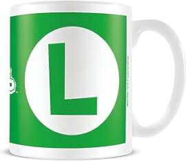 Super Mario Luigi Initiale Tasse (Einheitsgröße) 
