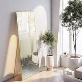Superaly 150x40cm Großer Ganzkörper-Standspiegel 