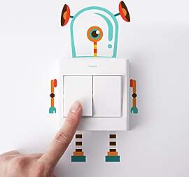 SUPERDANT 6 Stil Roboter Lichtschalter